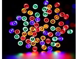 Vonkajšia reťaz 800LED s časovačom - Multicolor