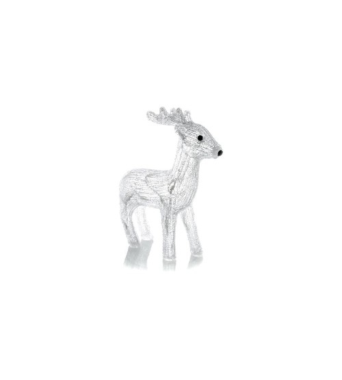 Svietidlo - Vianočný jeleň (akryl, 30LED) 'RXL253'