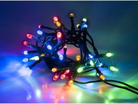 LED reťaz 1/10/LED rôzne farby