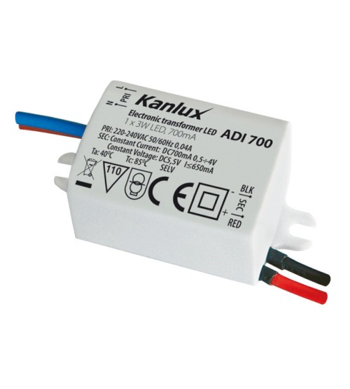 ADI 700 1-3W Elektronický transformátor pre napájanie LED svietidiel