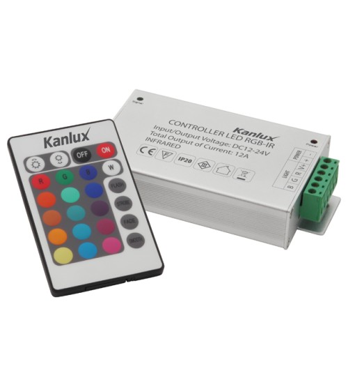 CONTROLLER LED RGB-IR - riadiaca jednotka LED pásu