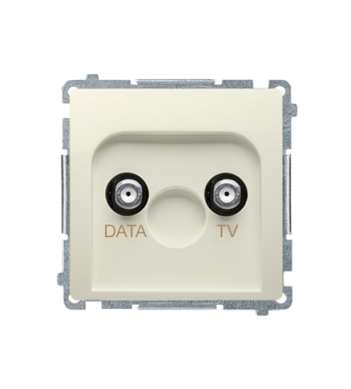 Anténna zásuvka DATA-TV tlm.:5dB béžový