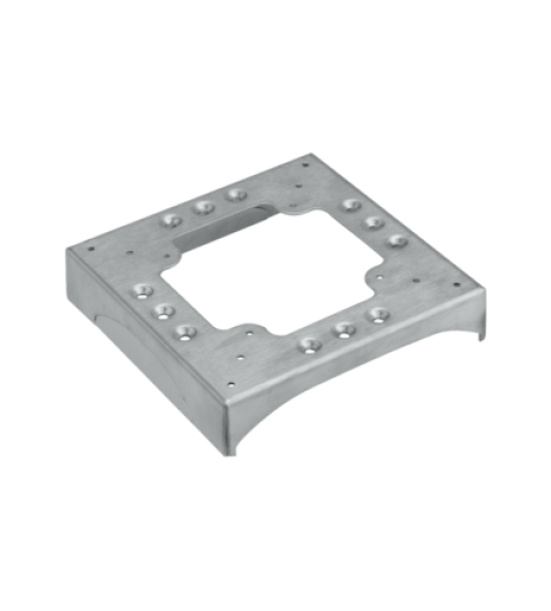 Základ DCS ALU 1 výrez 130×18 a 3 zárezy 85×18 nerezová oceľ