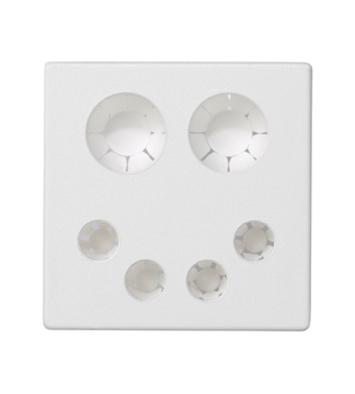 Pripojovací kryt K45 priama 45×45mm čisto biela