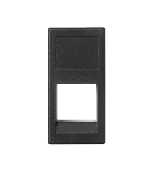 Kryt dátovej zásuvky K45 3M Volition OCK jednotlivý bez krytu plocha 45×22,5mm grafitovo-sivá