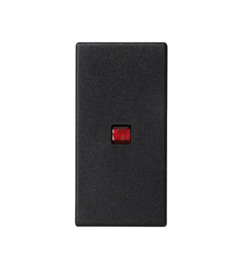 Kláves K45 s podsvietením farba: červený 45×22,5mm grafitovo-sivá