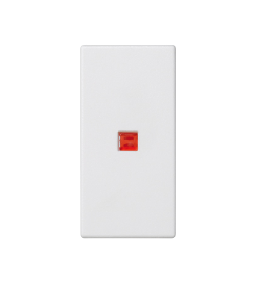 Kláves K45 s podsvietením farba: červený 45×22,5mm čisto biela