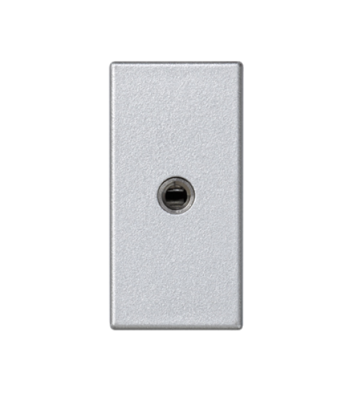 Kryt K45 zásuvka mini-jack 45×22,5mm hliník