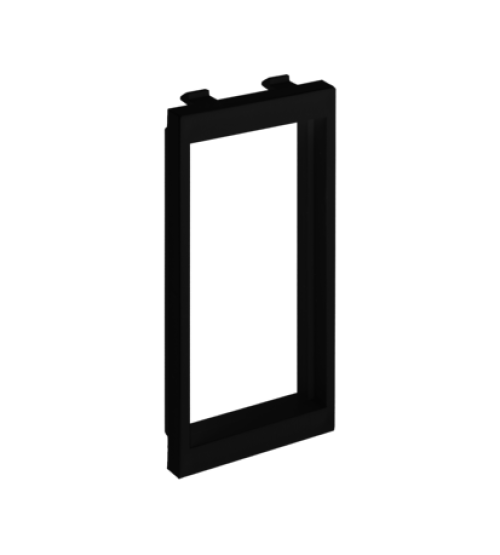 Adaptér CIMA horizontálny priľahlý 2× K45 108×52mm grafitovo-sivá