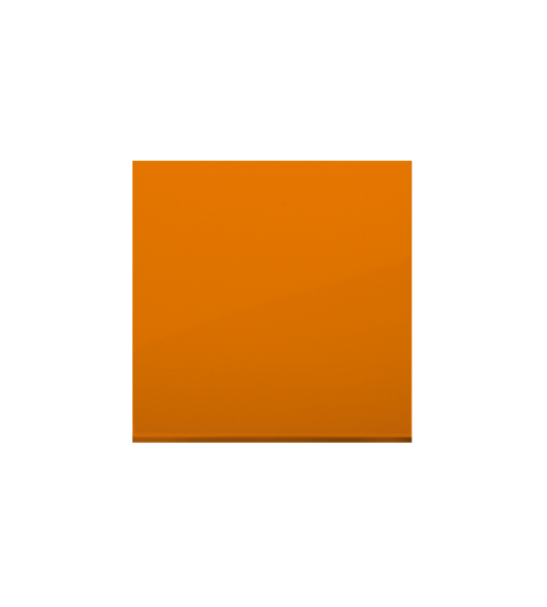Kryt jednoduchý pre spínače a tlačidlá oranžový