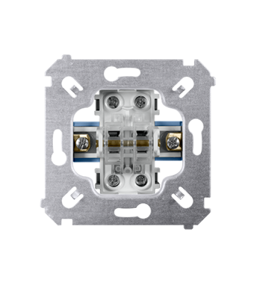 Striedavý prepínač dvojitý, radenie č. 6+6 (prístroj) 10AX 250V, skrutkové svorky,