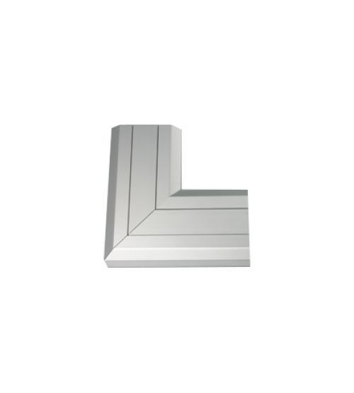 Uhol hore CABLOMAX 130×55mm hliník