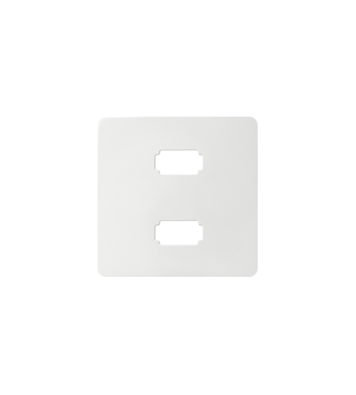 Kryt pre zásuvka 2 x USB biela