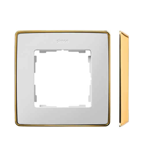 Rámček 1- násobný biela zlatá