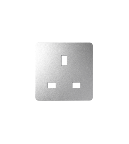 Kryt pre britskú zásuvku, BS 1363 hliník