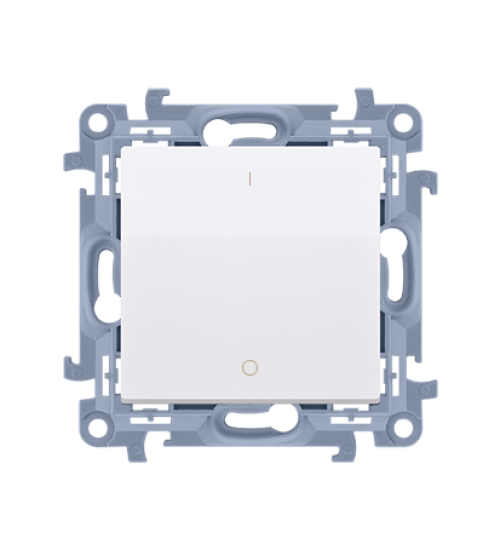 Dvojpólový spínač, radenie č. 2S biela 10AX