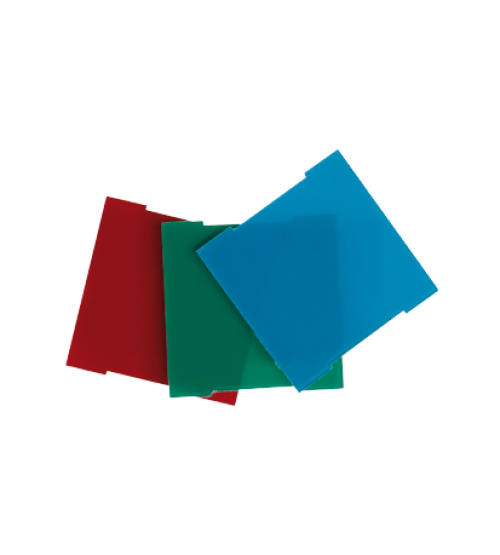 Sada filtrov (červená, zelená, modrá) pre kryt svetelného modulu: 75370-39