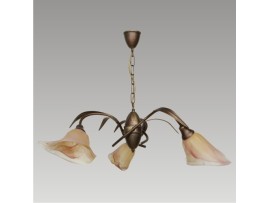 LORA 3xE14/40W, ANTIQUE BROWN, PENDANT