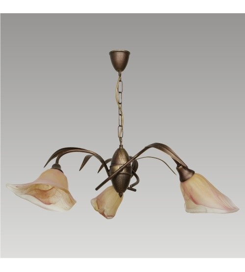 LORA 3xE14/40W, ANTIQUE BROWN, PENDANT