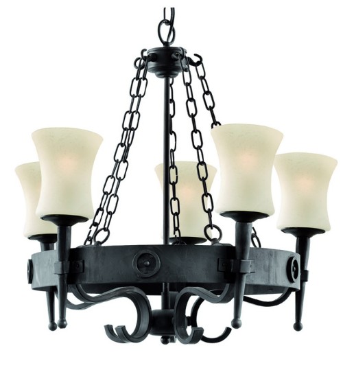 SL 'Cartwheel 0815-5BK' (5x60W E27)