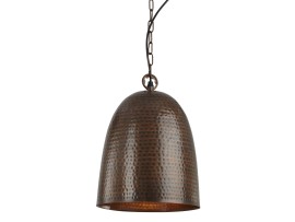 SL 'HAMMERED PENDANTS 2093-35BZ' (1x60W E27-BLACK)