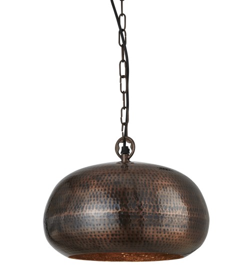 SL 'HAMMERED PENDANTS 2094-32BZ' (1x60W E27-BLACK)