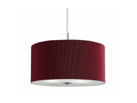 SL 'DRUM PLEAT PENDANTS 2356-60RE' (3x40W E27)
