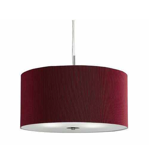 SL 'DRUM PLEAT PENDANTS 2356-60RE' (3x40W E27)