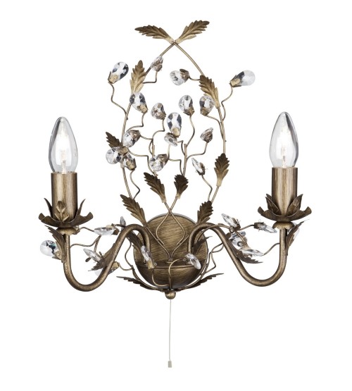 SL 'Almandite 2492-2BR' (2x60W E14)