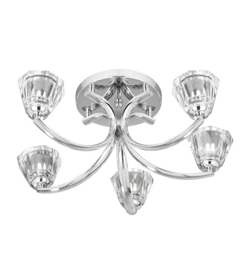 SL 'Sculptured Ice 3995-5CC' (5x40W G9)