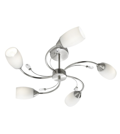 SL 'Electra 4355-5SS' (5x40W E14-White)