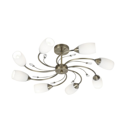 SL 'Electra 4358-8AB' (8x40W E14-White)