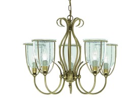 SL 'Silhouette 6355-5AB' (5x60W E14)