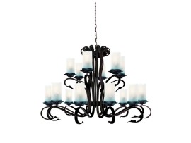 SL 'Scroll 7918-18BR' (8x60W E27)