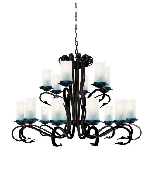 SL 'Scroll 7918-18BR' (8x60W E27)