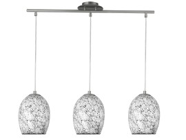 SL 'CRACKLE 8069-3WH' (3x60W E27)
