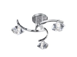 SL 'Sculptured Ice 8083-3CC' (3x33W G9)