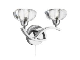 SL 'Sculptured Ice 8086-2CC' (2x33W G9)