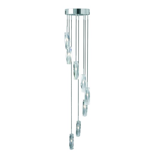 SL 'Sculptured Ice 888-8' (8x14W G4)