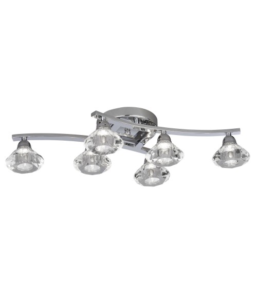 SL 'Sculptured Ice 9016-6CC' (6x33W G9)