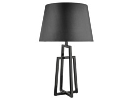 SL 'TABLE LAMPS EU1533GY' (1x60W E27-Black)