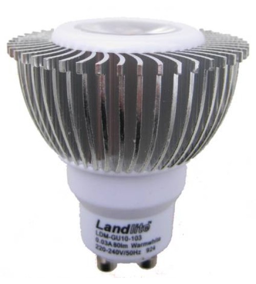 LED žiarovka LED-GU10-103 1x3W 230V