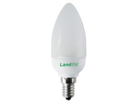 LED žiarovka LED-C37-2.5W E14 230V