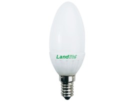 LED žiarovka LED-C37-4W E14 230V