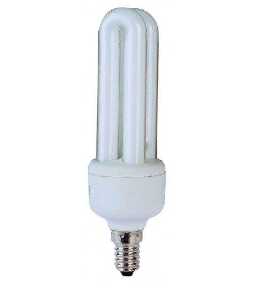 úsporná žiarovka 2 trubicová; 7W E14 230V; ELM 3000(hod)