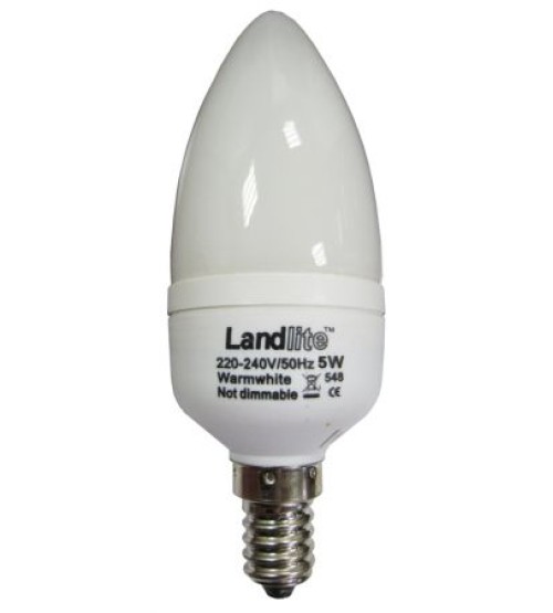 úsporná žiarovka sviečka 5W E14