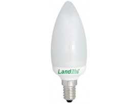 úsporná žiarovka sviečka; 9W E14 230V; EIC/M