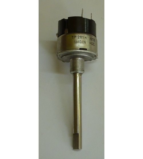 Potenciometer otočný TESLA TP281 n 60B 1Mon/N